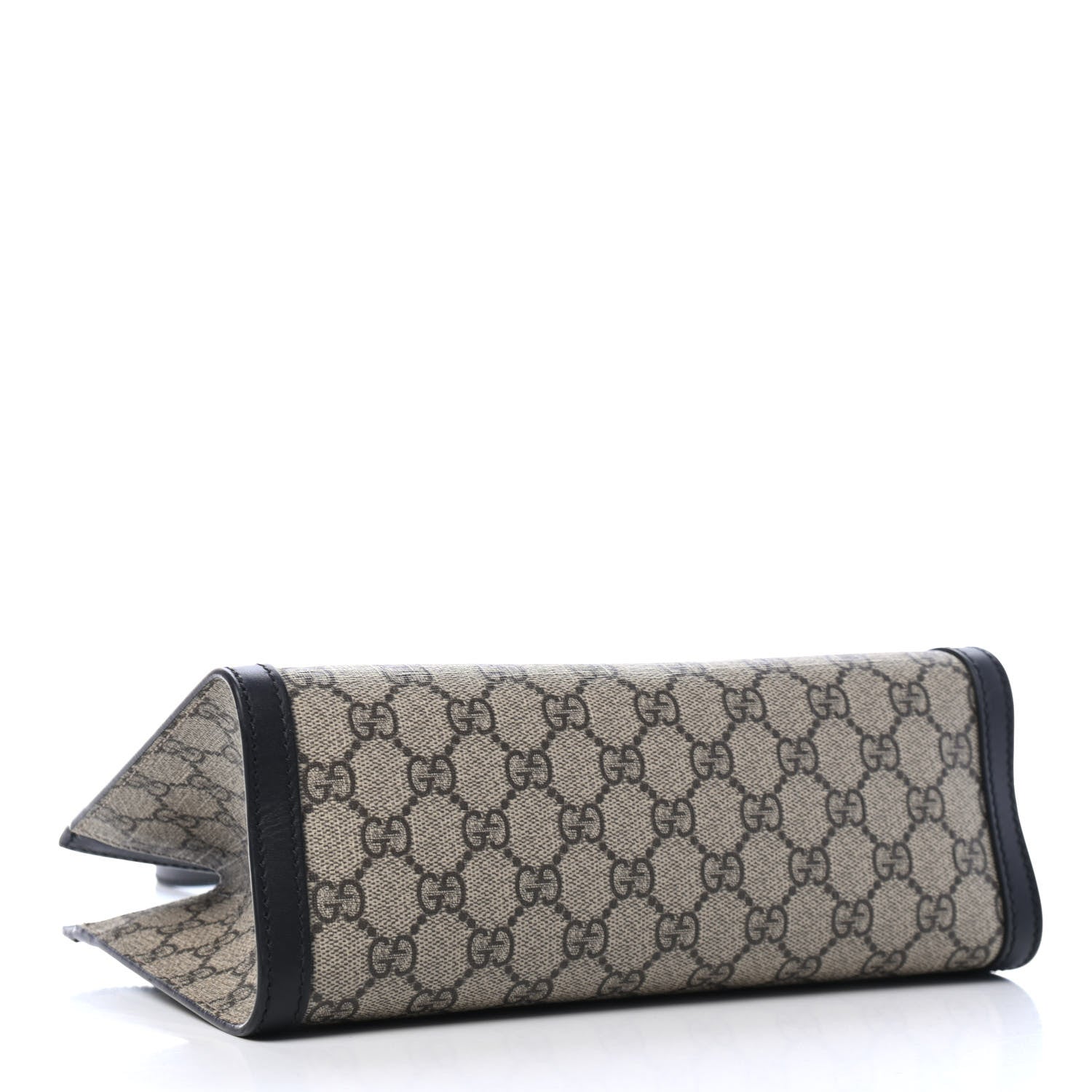 Gucci GG Supreme Monogram Small Padlock Tote Black 3 of 4