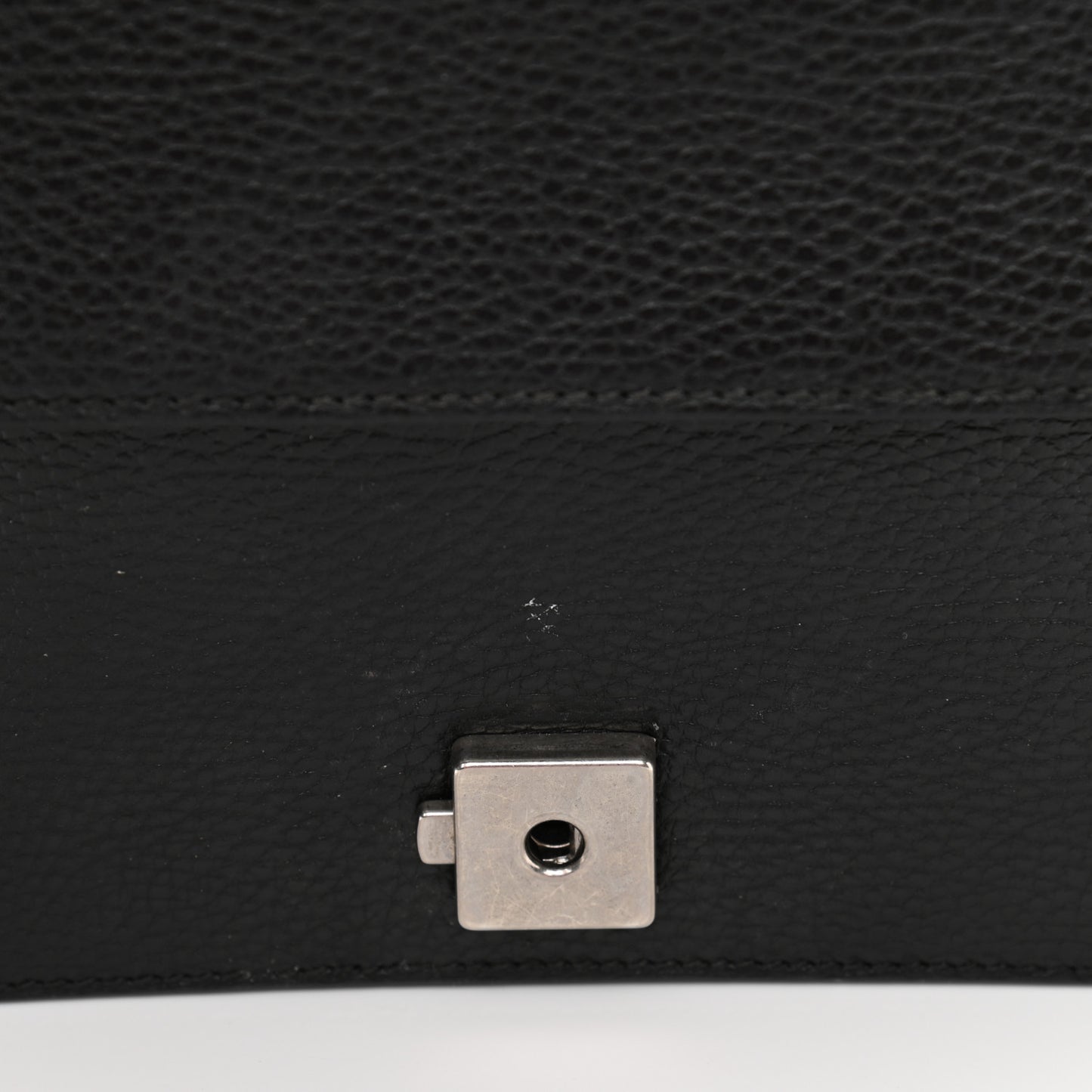 Pebbled Calfskin Small Dionysus Shoulder Bag Black