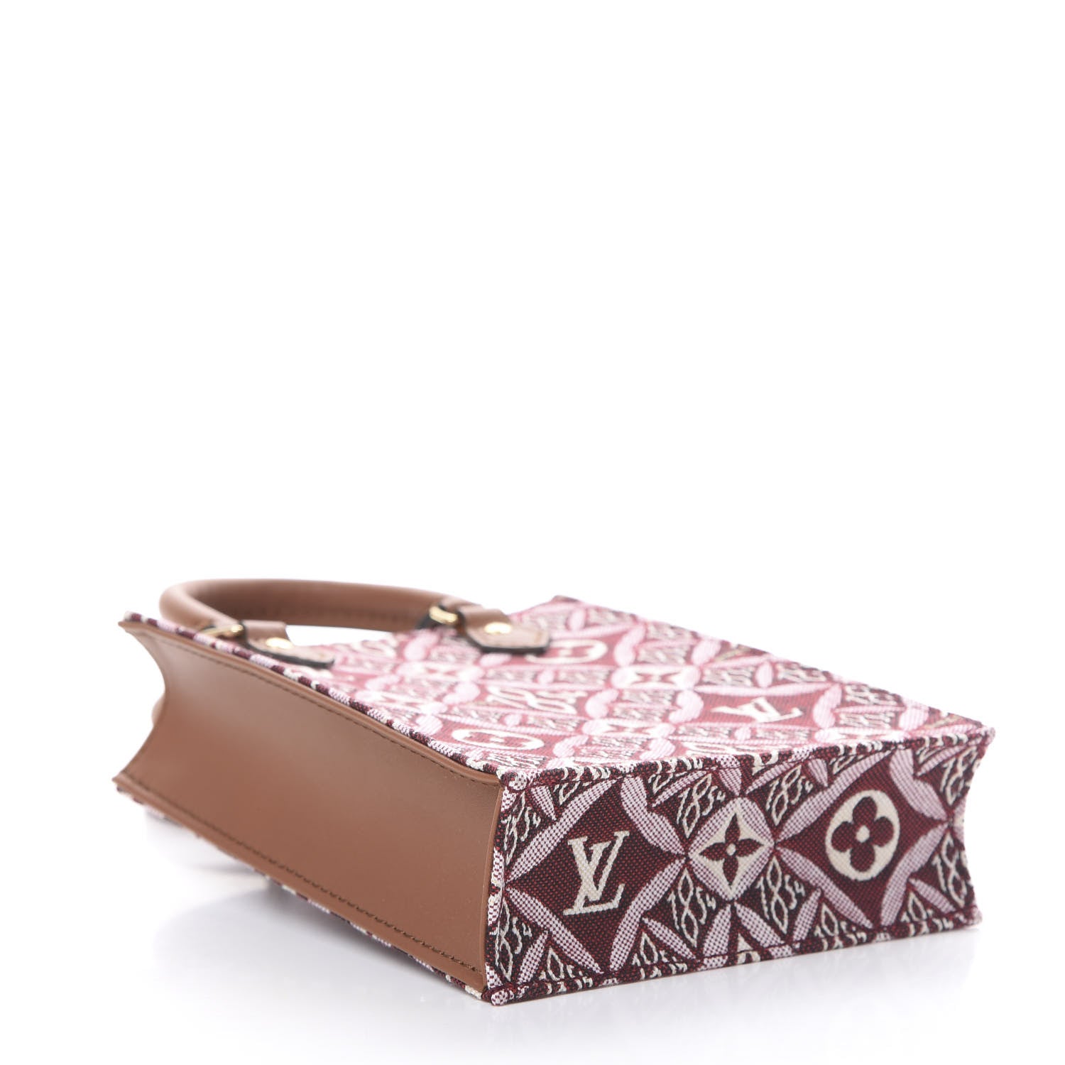 Louis Vuitton Jacquard Since 1854 Petit Sac Plat Bordeaux 3 of 10