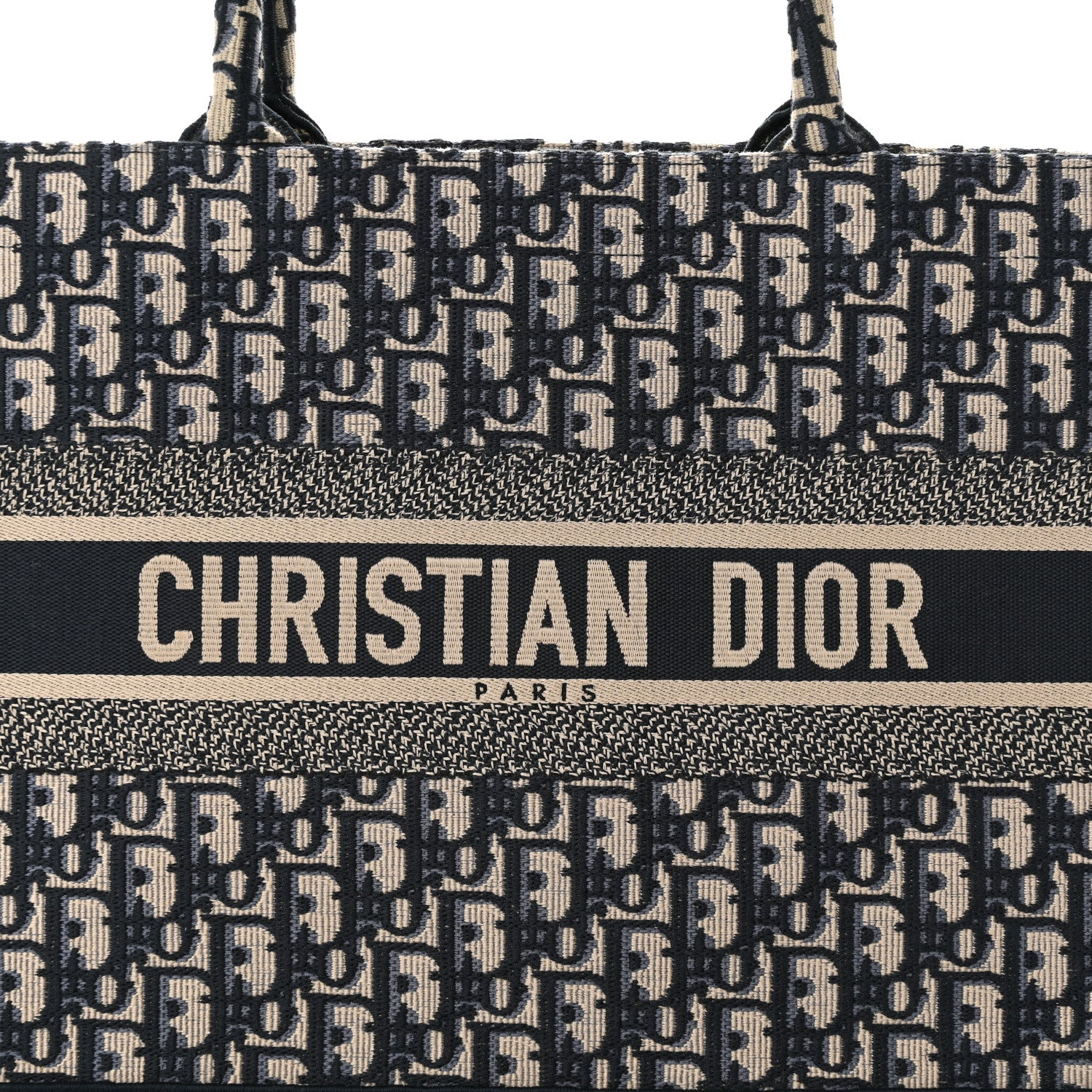 Christian Dior Oblique Medium Book Tote Blue Multicolor 8 of 10