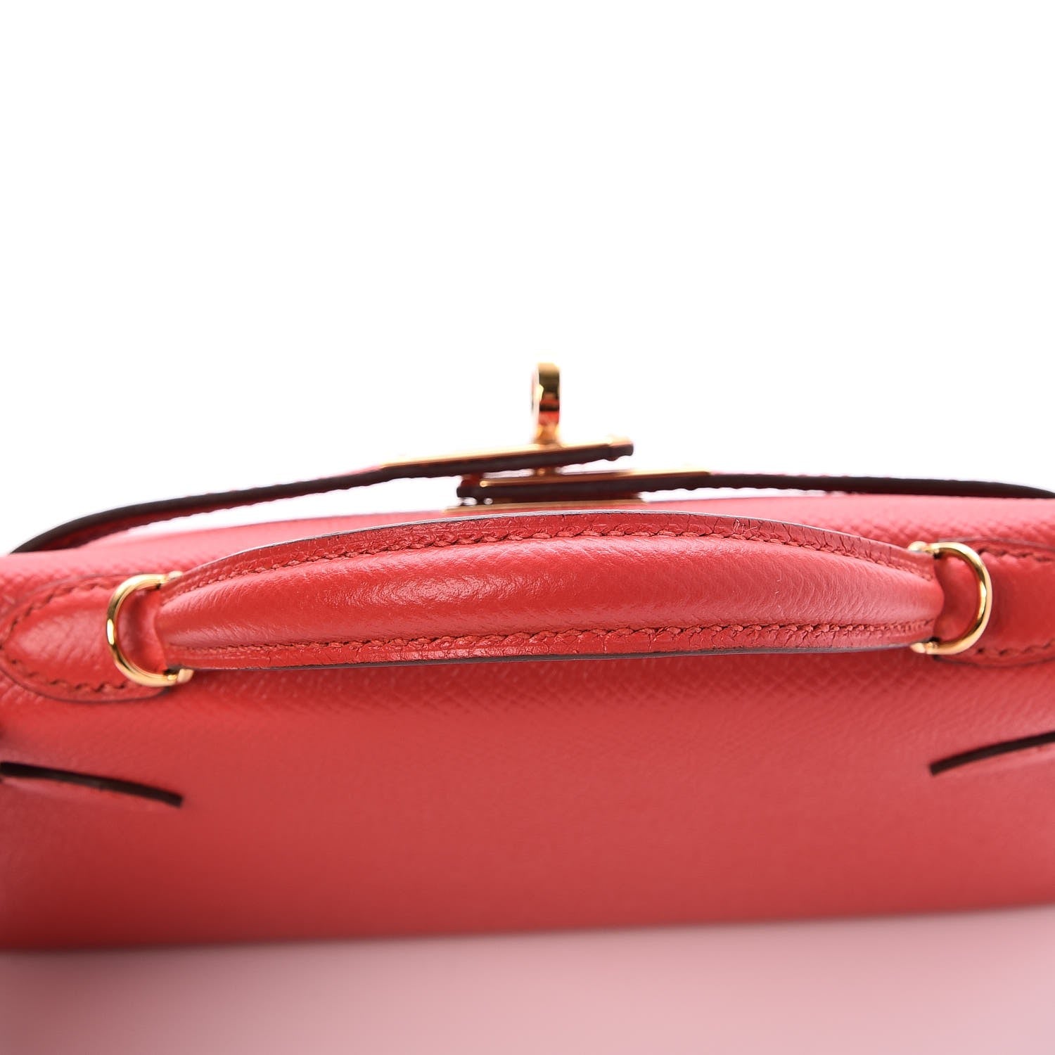 Hermes Epsom Mini Kelly Sellier 20 Rouge Tomate 14 of 29