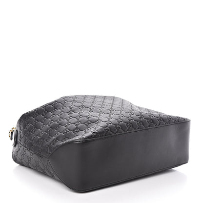 Gucci Guccissima Signature Large Linea A Hobo Black 4 of 10