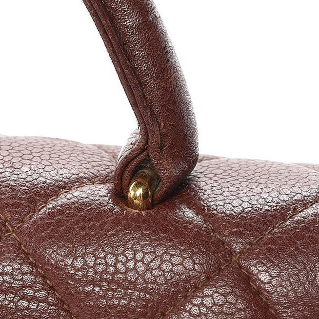 Chanel Caviar Quilted Jumbo Kelly Flap Brown 22 of 22