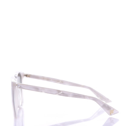 Gucci Acetate Round GG Sunglasses GG0024S Pearl 3 of 7
