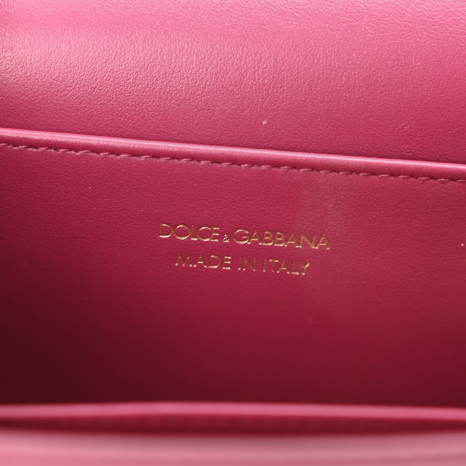 Dolce & Gabbana Patent DG Girls Phone Shoulder Bag Dark Pink 6 of 9