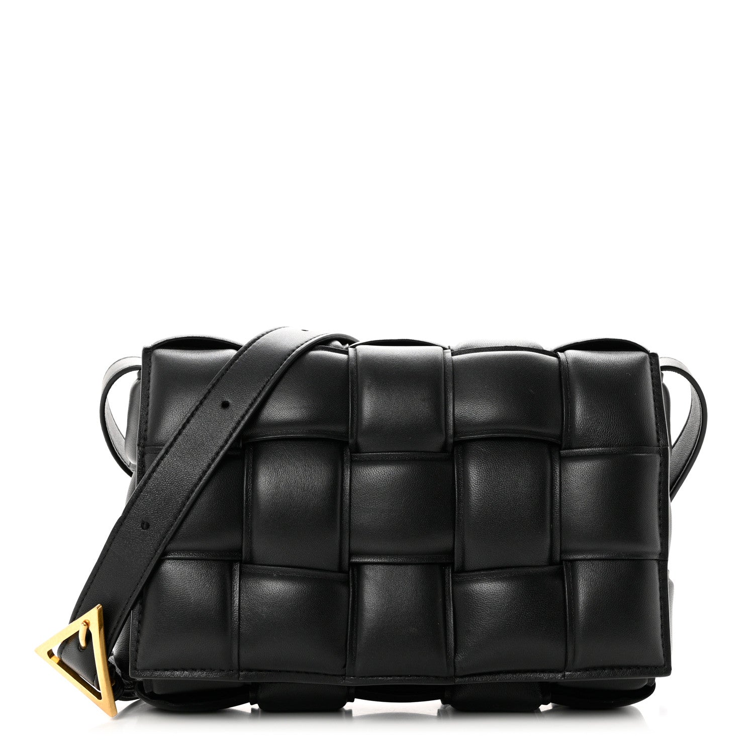 Bottega Veneta Nappa Maxi Intreccio Padded Cassette Crossbody Bag Black 1 of 9