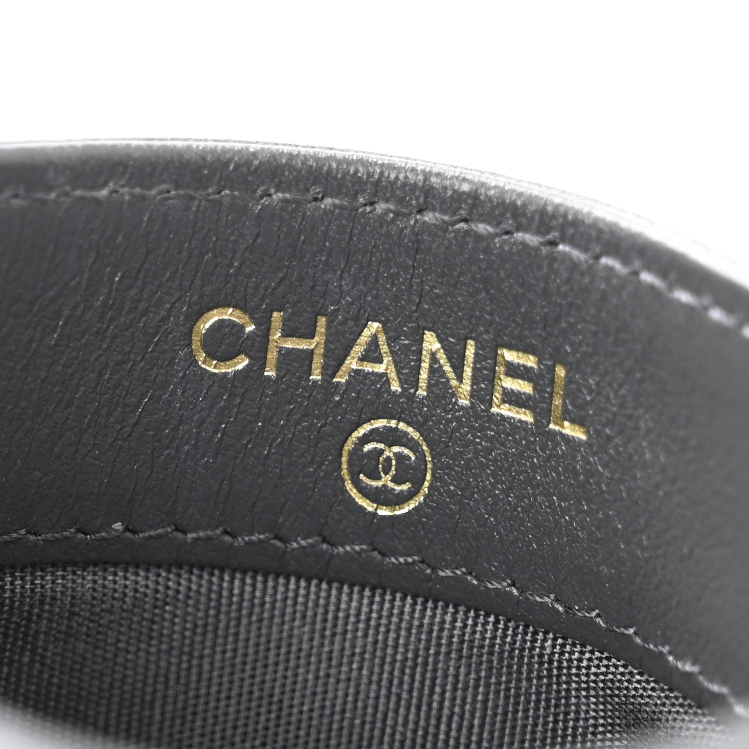 Chanel Lambskin Quilted Chanel 19 Card Holder Dark Grey 6 of 10