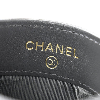 Chanel Lambskin Quilted Chanel 19 Card Holder Dark Grey 6 of 10