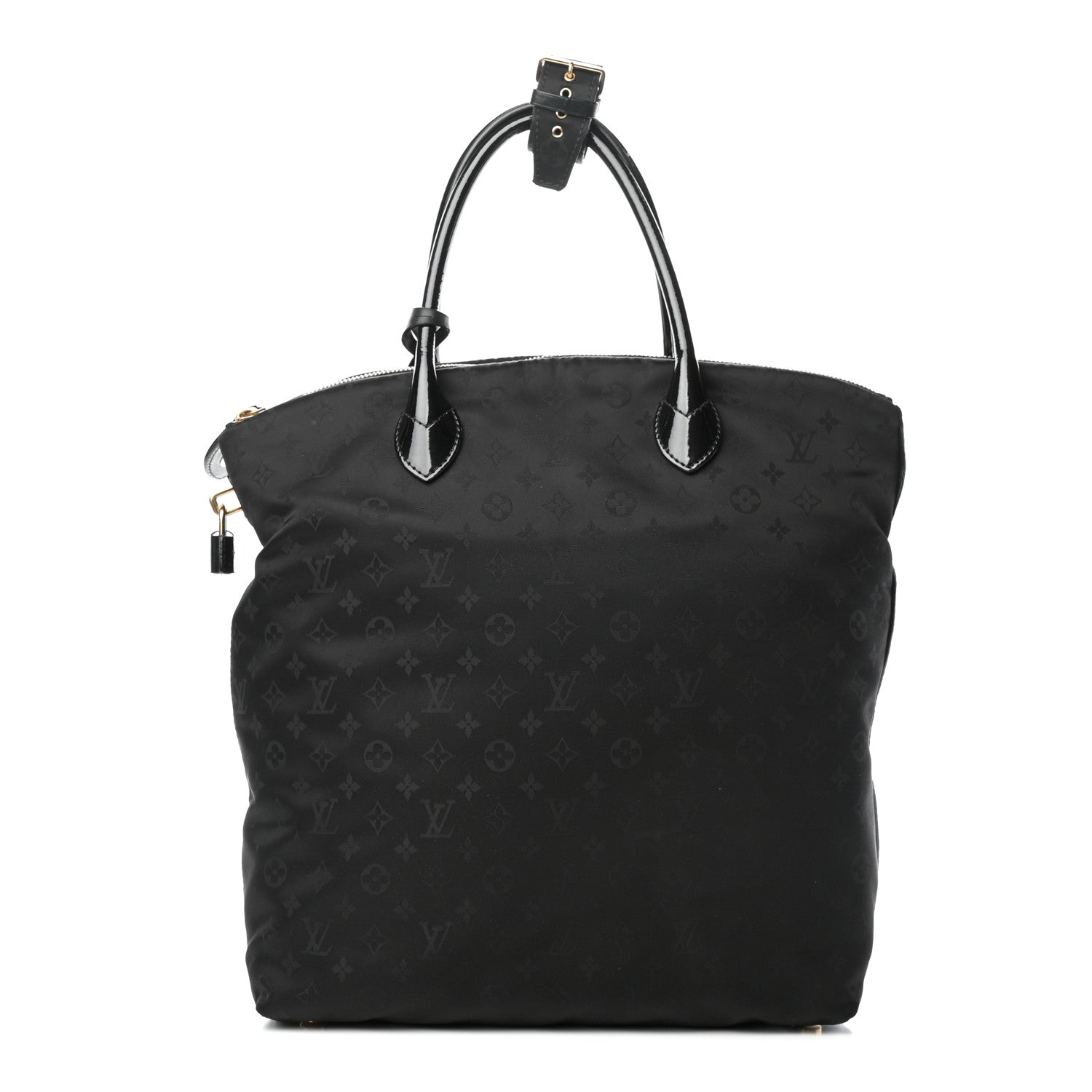 Louis Vuitton Monogram Nylon Desire Lockit Vertical MM Black 1 of 4