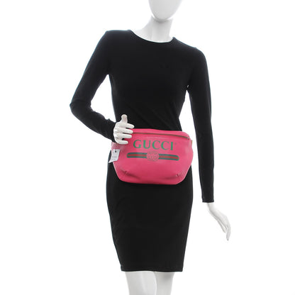 Gucci Grained Calfskin Logo Belt Bag Pink 2 of 7