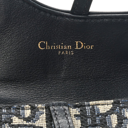 Christian Dior Oblique Nano Saddle Chain Pouch Blue 6 of 8