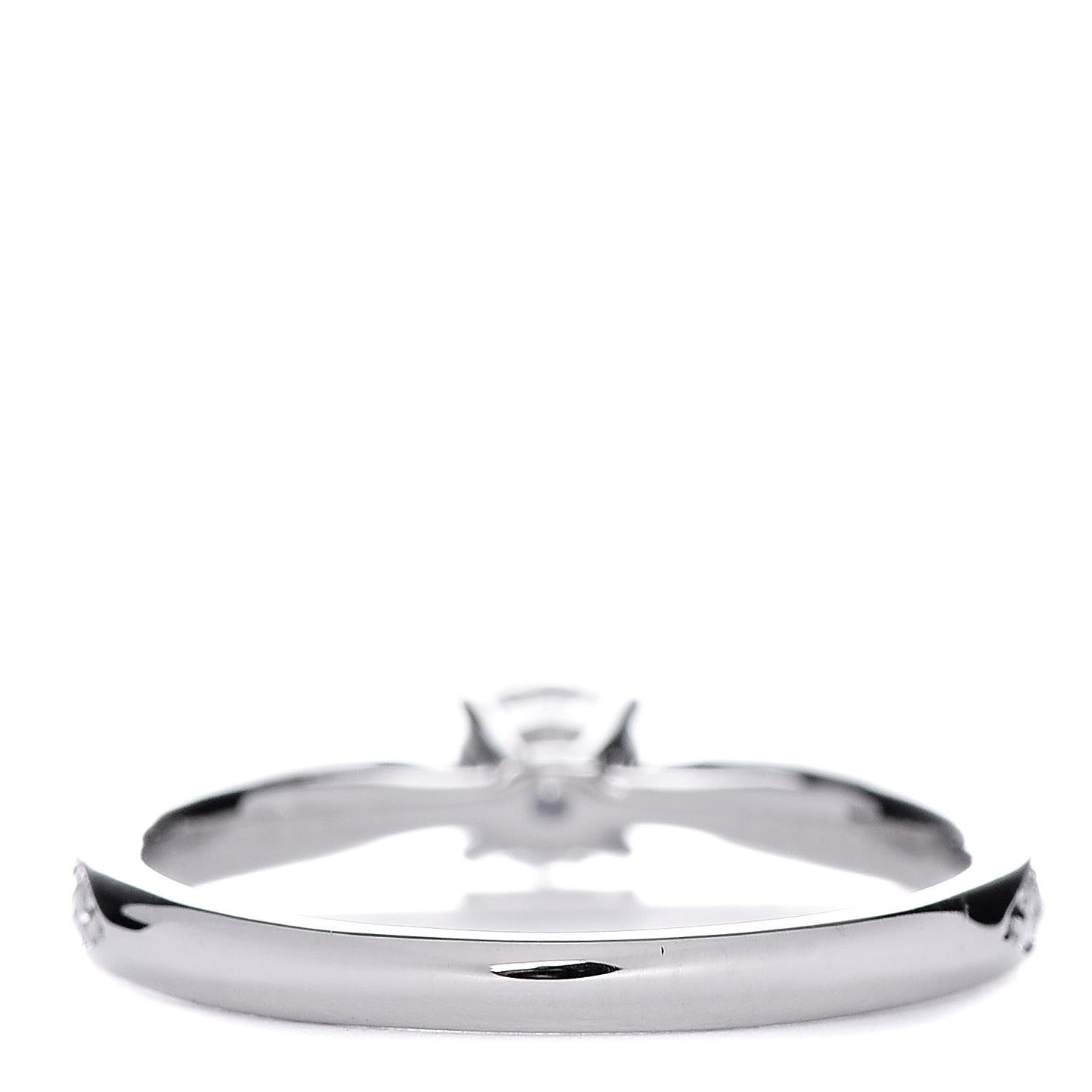 Platinum Diamond .20ct Round Brilliant Harmony Engagement Ring 47 4