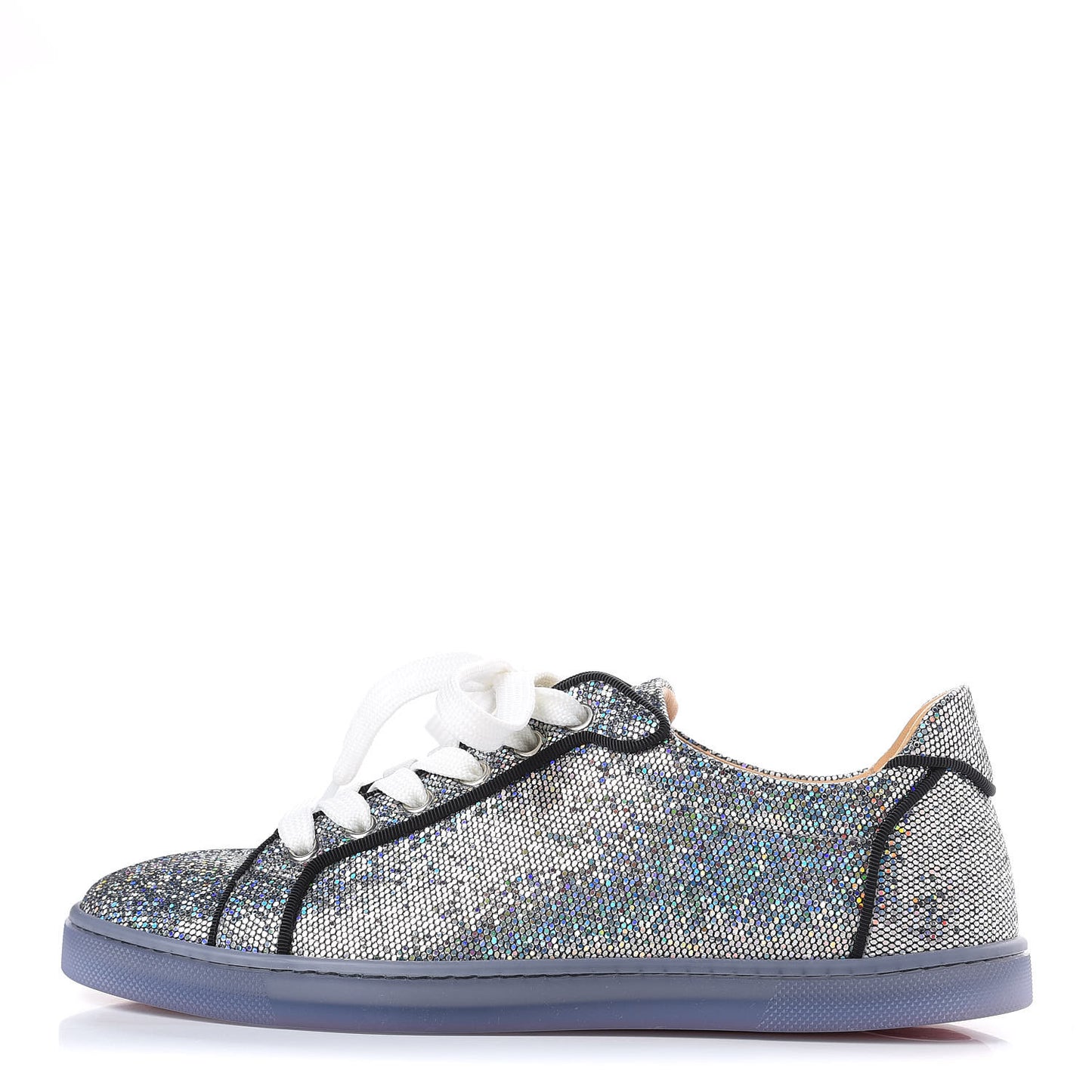 Seava Glitter Disco Ball Flat Sneakers 37 Multicolor