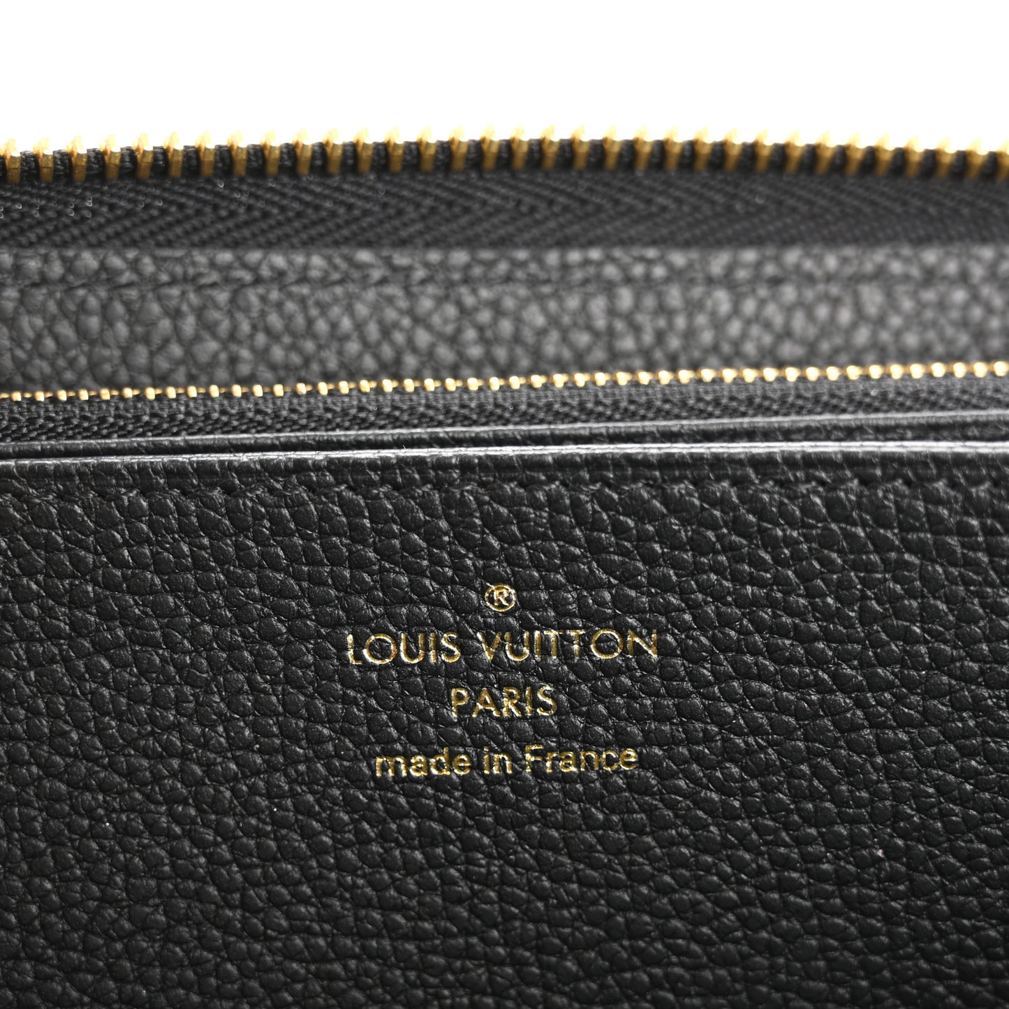 Empreinte Monogram Giant Zippy Wallet Black Beige