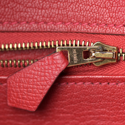 Hermes Epsom Birkin 30 Rouge Casaque 17 of 42