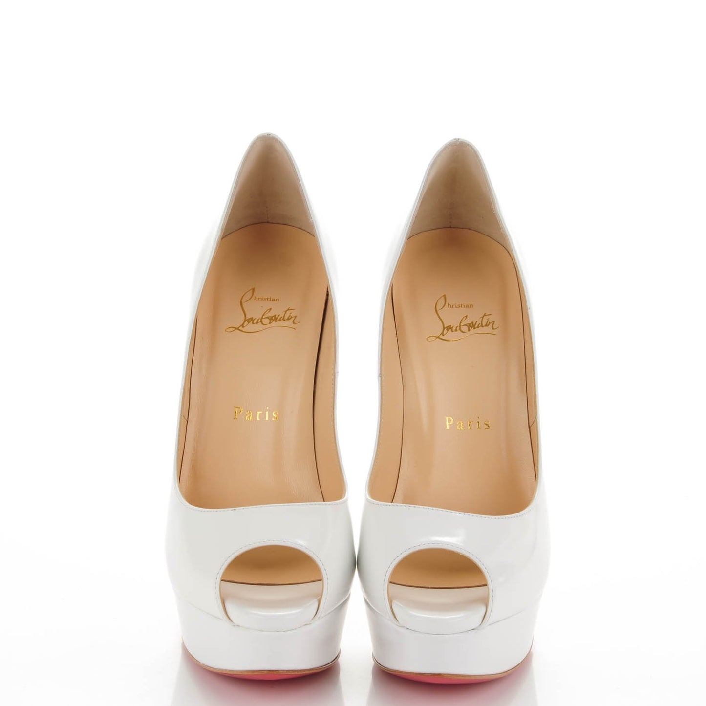 Jazz Calf Lady Peep 150 Pumps 39 White