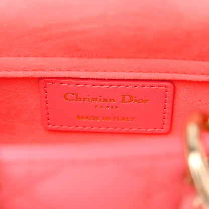 Christian Dior Lambskin Cannage Micro Lady D-Joy Pink 5 of 10