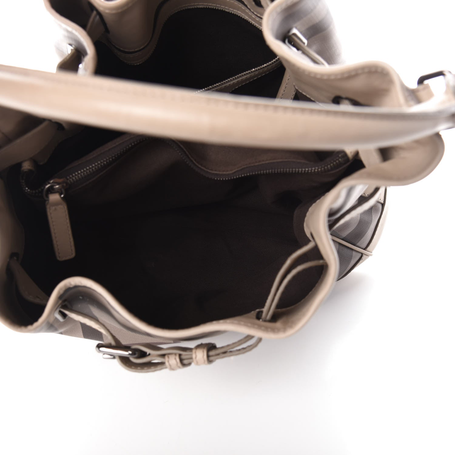 Burberry Smoked Check Medium Walden Belted Hobo Trench 5 of 10