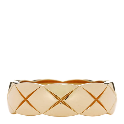 Chanel 18K Yellow Gold Diamond Small Coco Crush Ring 57 8 3 of 6