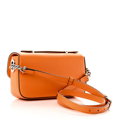 Gucci Senna Calfskin Petite GG Top Handle Shoulder Bag Orange 3 of 11