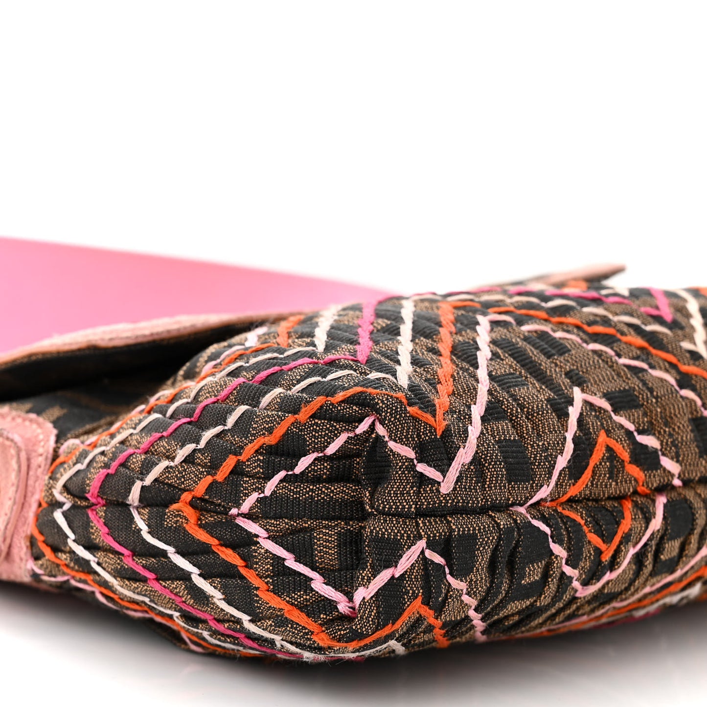 Zucca Cuoio Lucido Small Chef Shoulder Bag Tobacco Pink