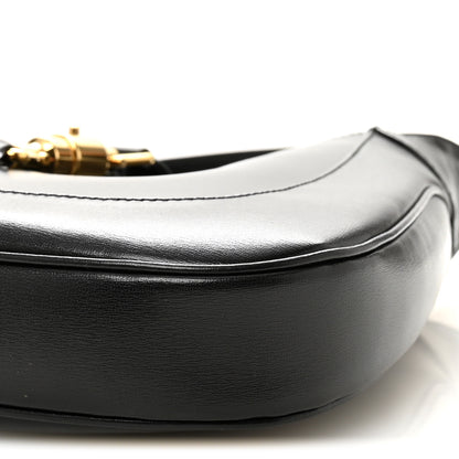 Gucci Boarded Dyana Lux Calfskin Small Jackie 1961 Hobo Black 10 of 10