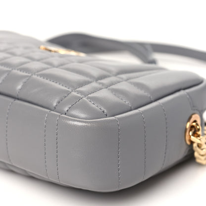 Burberry Calfskin Quilted Small Lola Camera Bag Grey 9 of 9