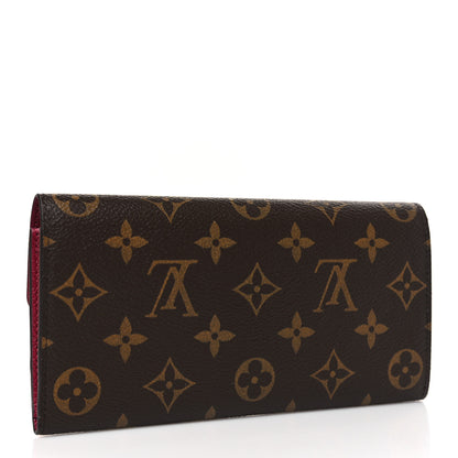Louis Vuitton Monogram Emilie Wallet Fuchsia 3 of 7