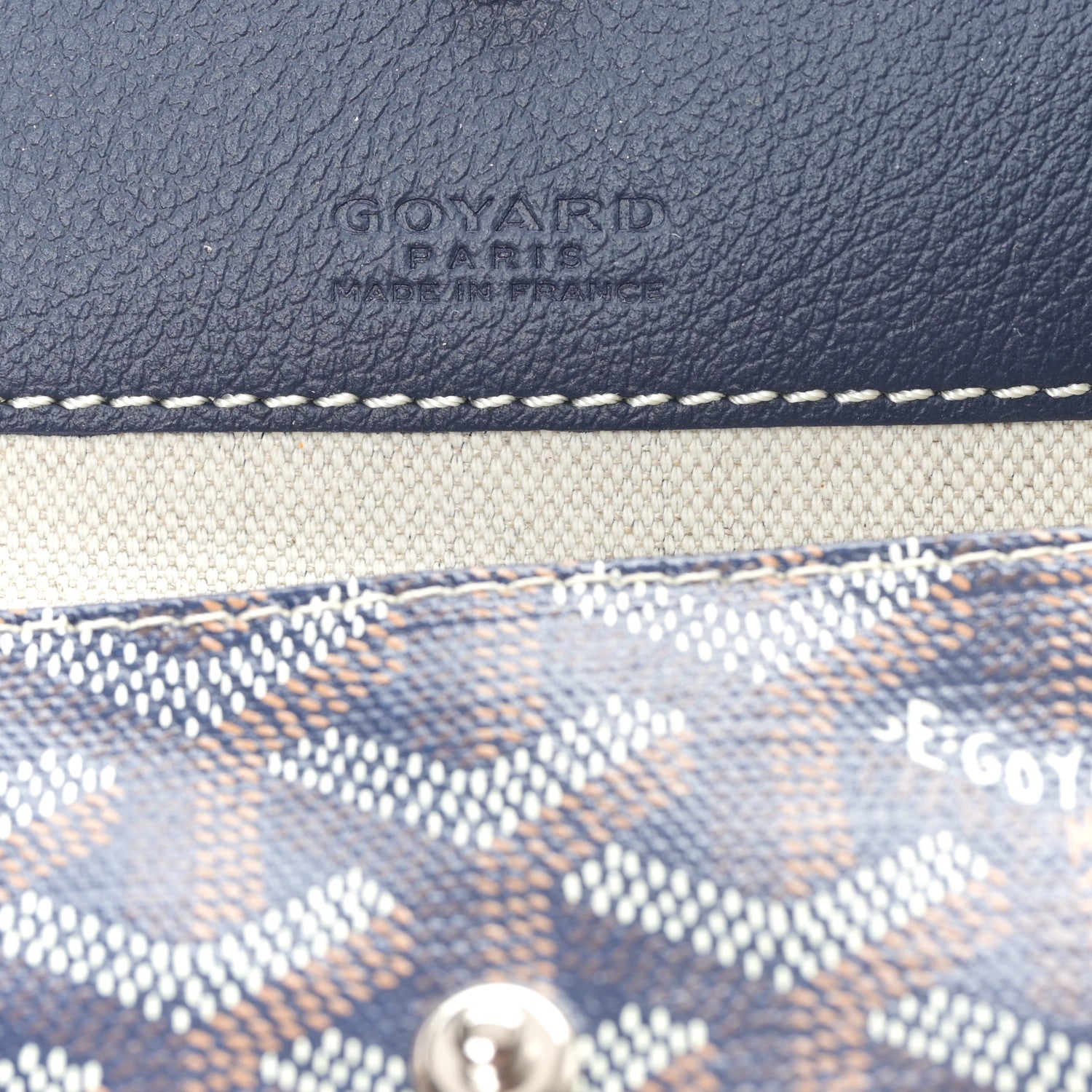 Goyard Goyardine Boheme Hobo Navy 8 of 11