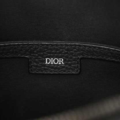 Christian Dior Grained Calfskin Embossed Dior Gravity Rider Zipped 2.0 Messenger Black 6 of 12