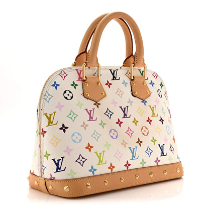 Louis Vuitton Monogram Multicolor Alma White 3 of 10