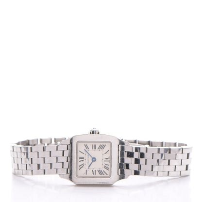 Cartier Stainless Steel 20mm Santos Demoiselle Quartz Watch 3 of 10