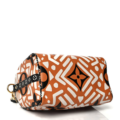 Louis Vuitton Monogram Giant Crafty Speedy Bandouliere 25 Creme Caramel 4 of 11