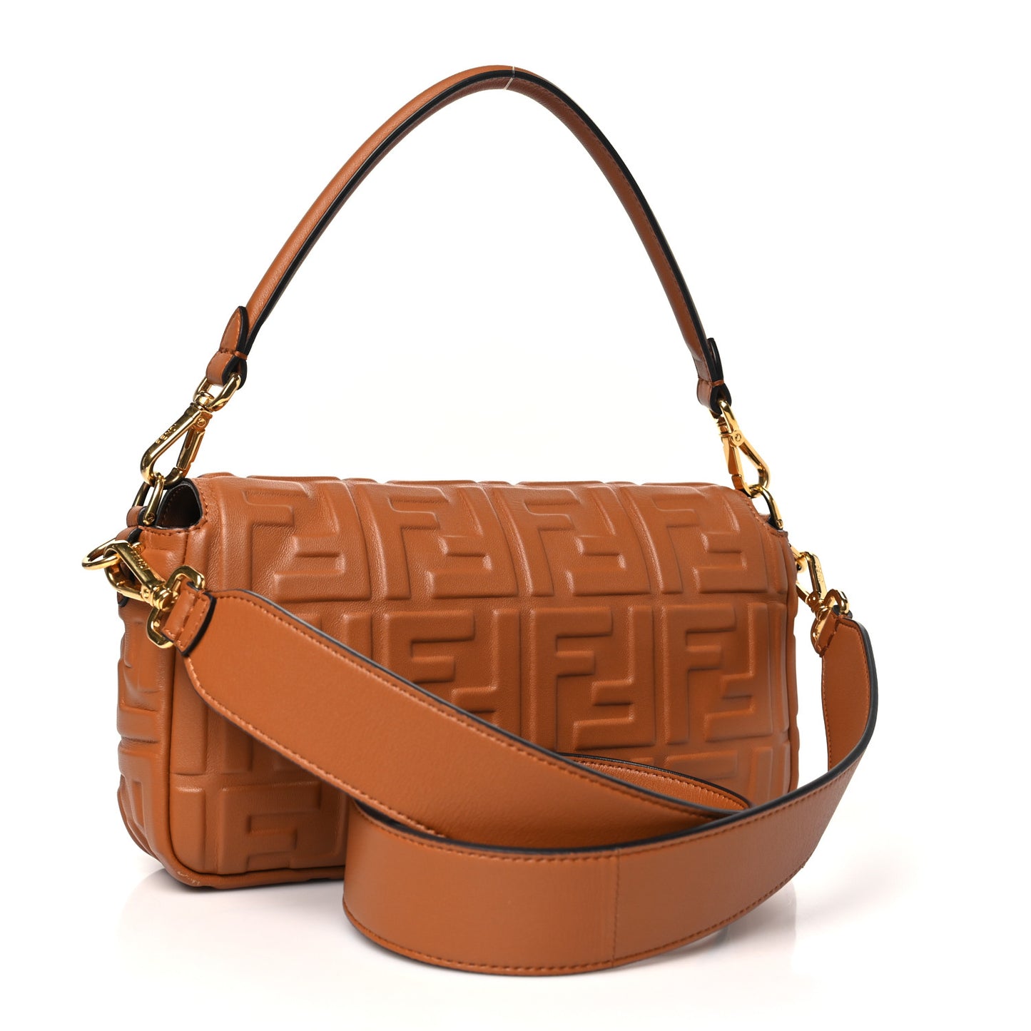 Nappa FF 1974 Embossed Baguette Coloniale