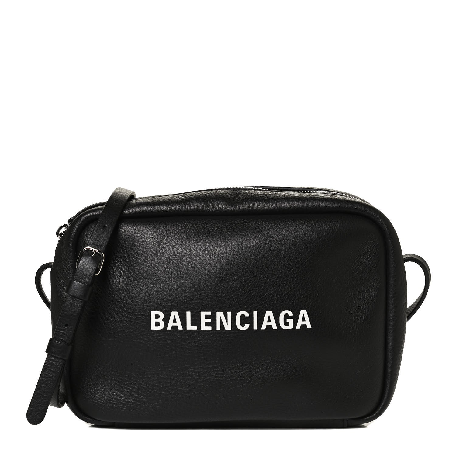 Balenciaga Calfskin Logo S Everyday Camera Bag Black 1 of 11