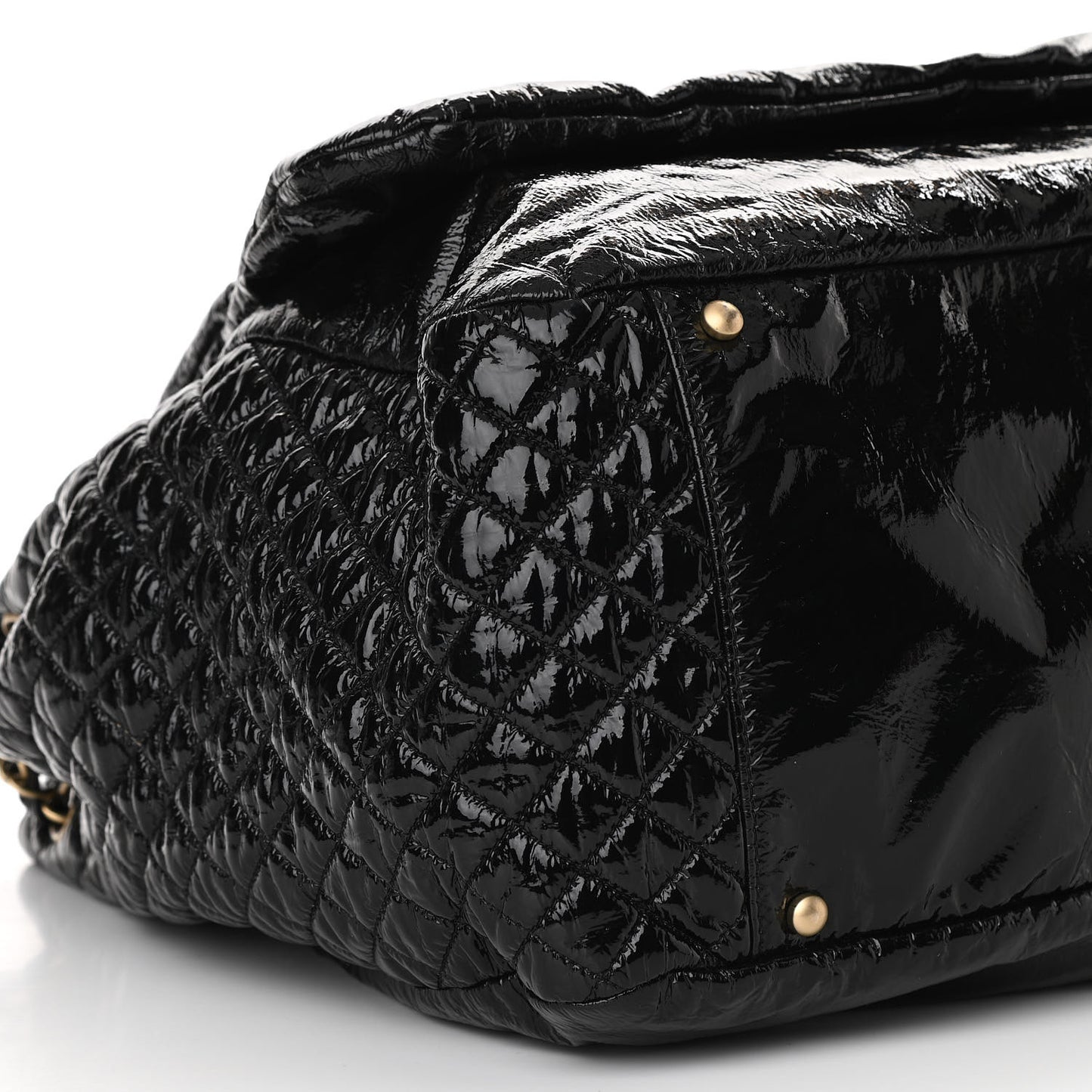 Vinyl XL Rock and Chain Flap Black