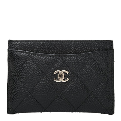Chanel Caviar Quilted Card Holder Black 1 of 9