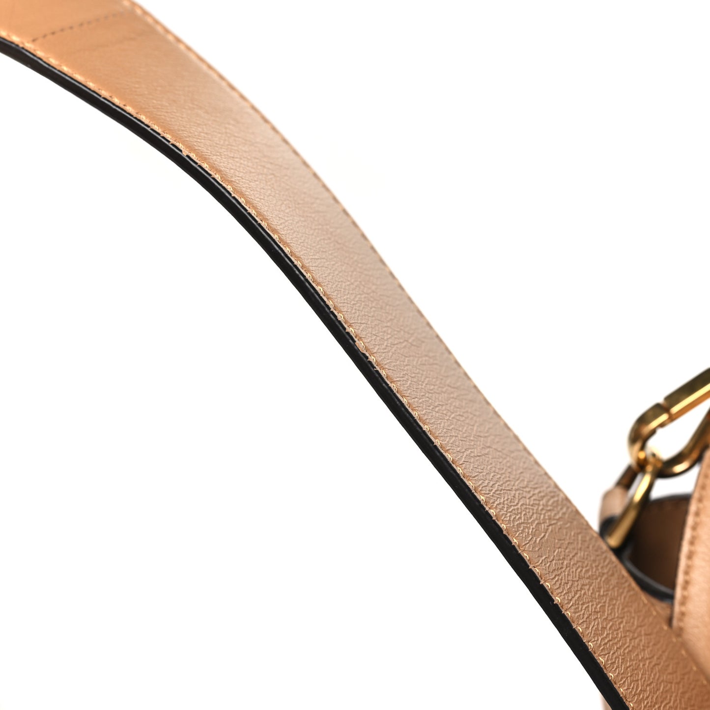 Nappa FF 1974 Embossed Baguette Miele Scuro