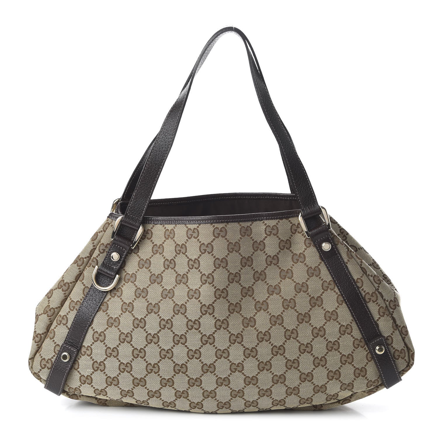 Gucci Monogram Medium Abbey Shoulder Bag Dark Brown 1 of 10