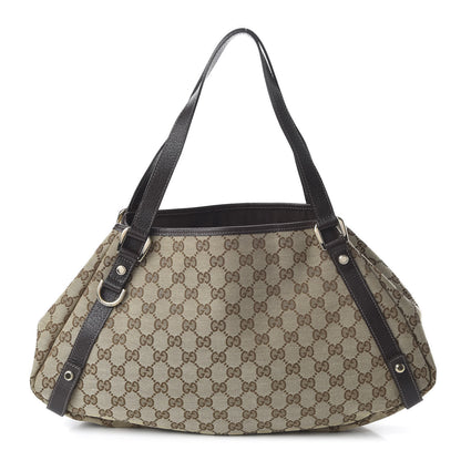 Gucci Monogram Medium Abbey Shoulder Bag Dark Brown 1 of 10