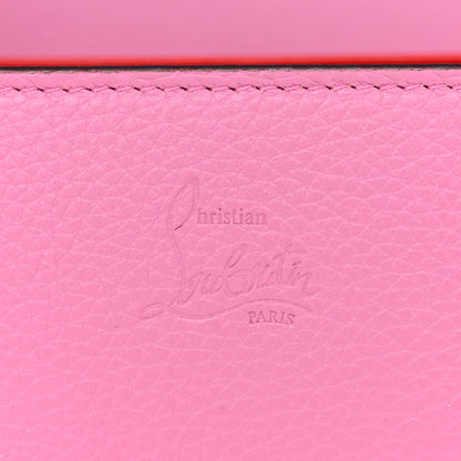 Christian Louboutin Grained Calfskin Spikes Paloma Clutch Pink 6 of 10