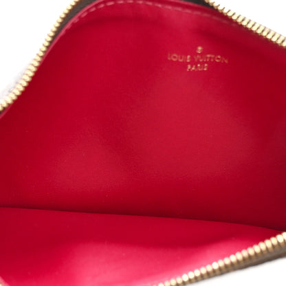 Louis Vuitton Monogram Felicie Chain Wallet Zippered Insert Fuchsia 5 of 7