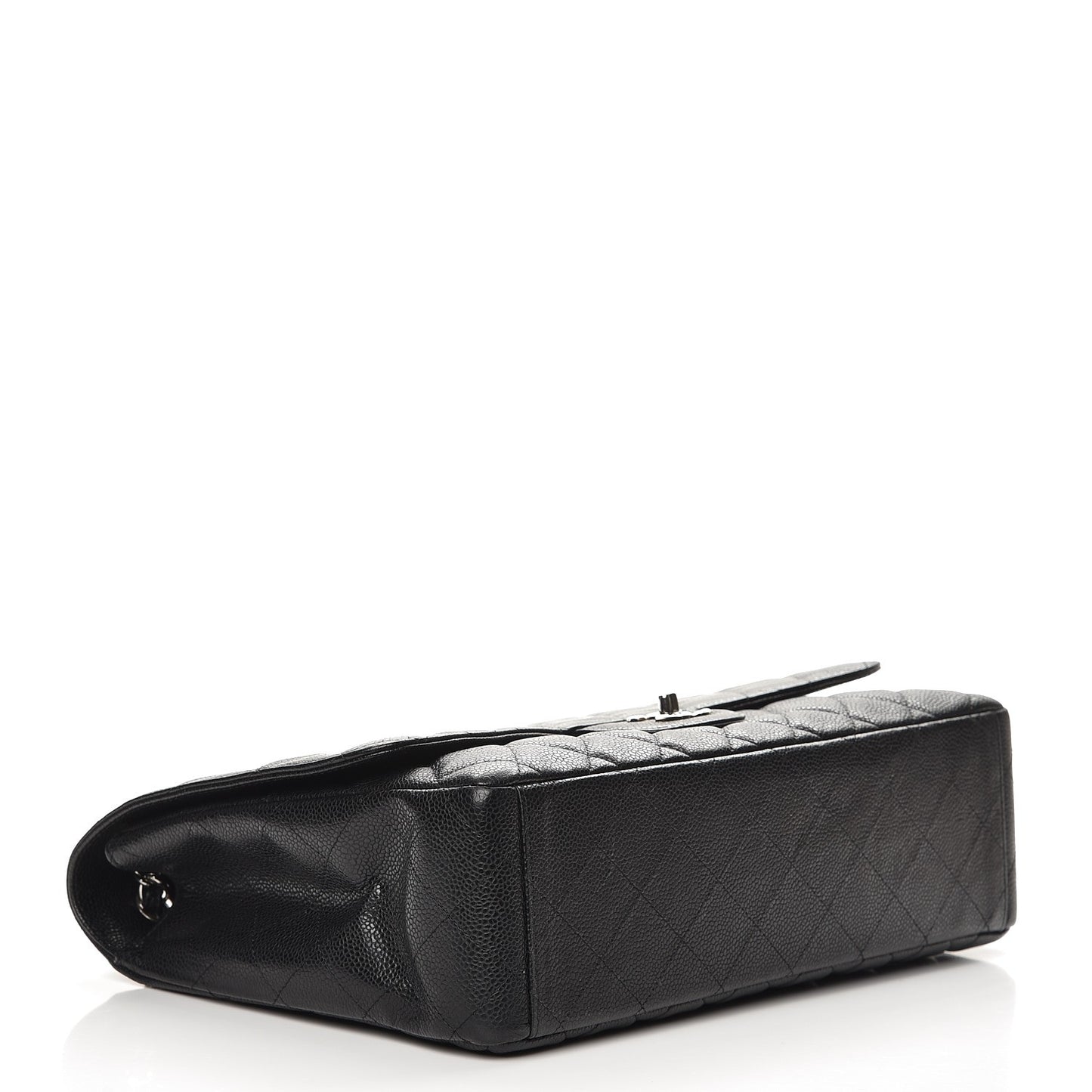 Caviar Quilted Maxi Single Flap Black