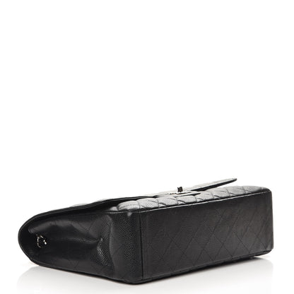 Chanel Caviar Quilted Maxi Single Flap Black 5 of 8