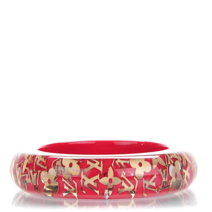 Louis Vuitton Resin Swarovski Small Inclusion Bracelet GM Pomme D'Amour 1 of 4