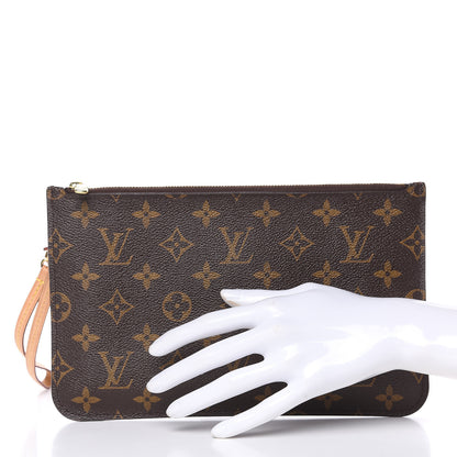 Louis Vuitton Monogram Neverfull MM GM Pochette 2 of 10