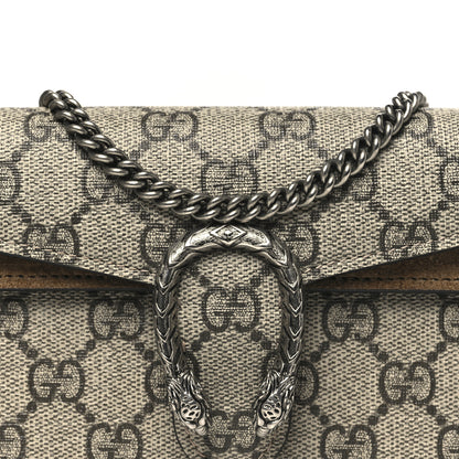 Gucci GG Supreme Monogram Super Mini Dionysus Shoulder Bag Taupe 7 of 11