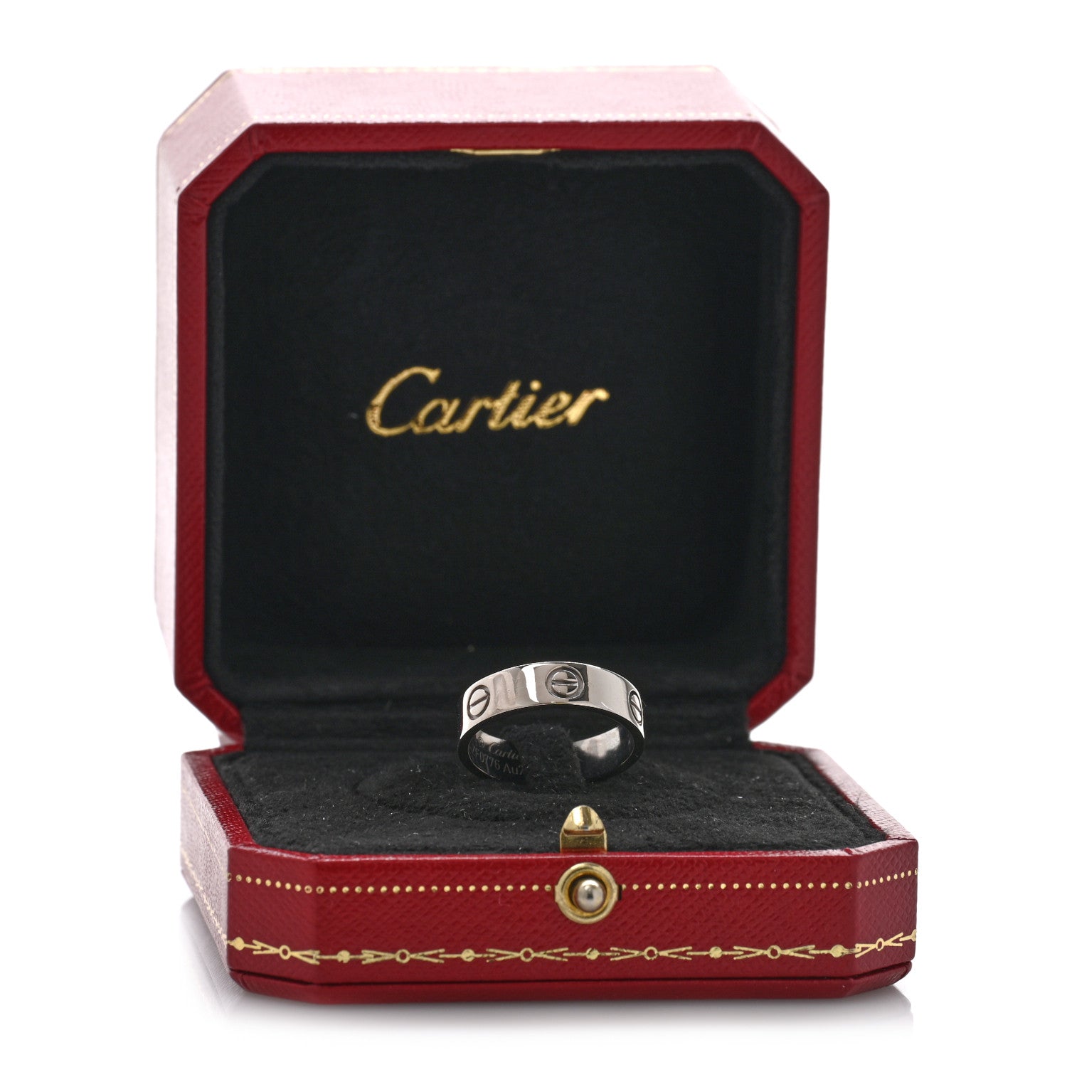 Cartier 18K White Gold 5.5mm LOVE Ring 57 8 5 of 5
