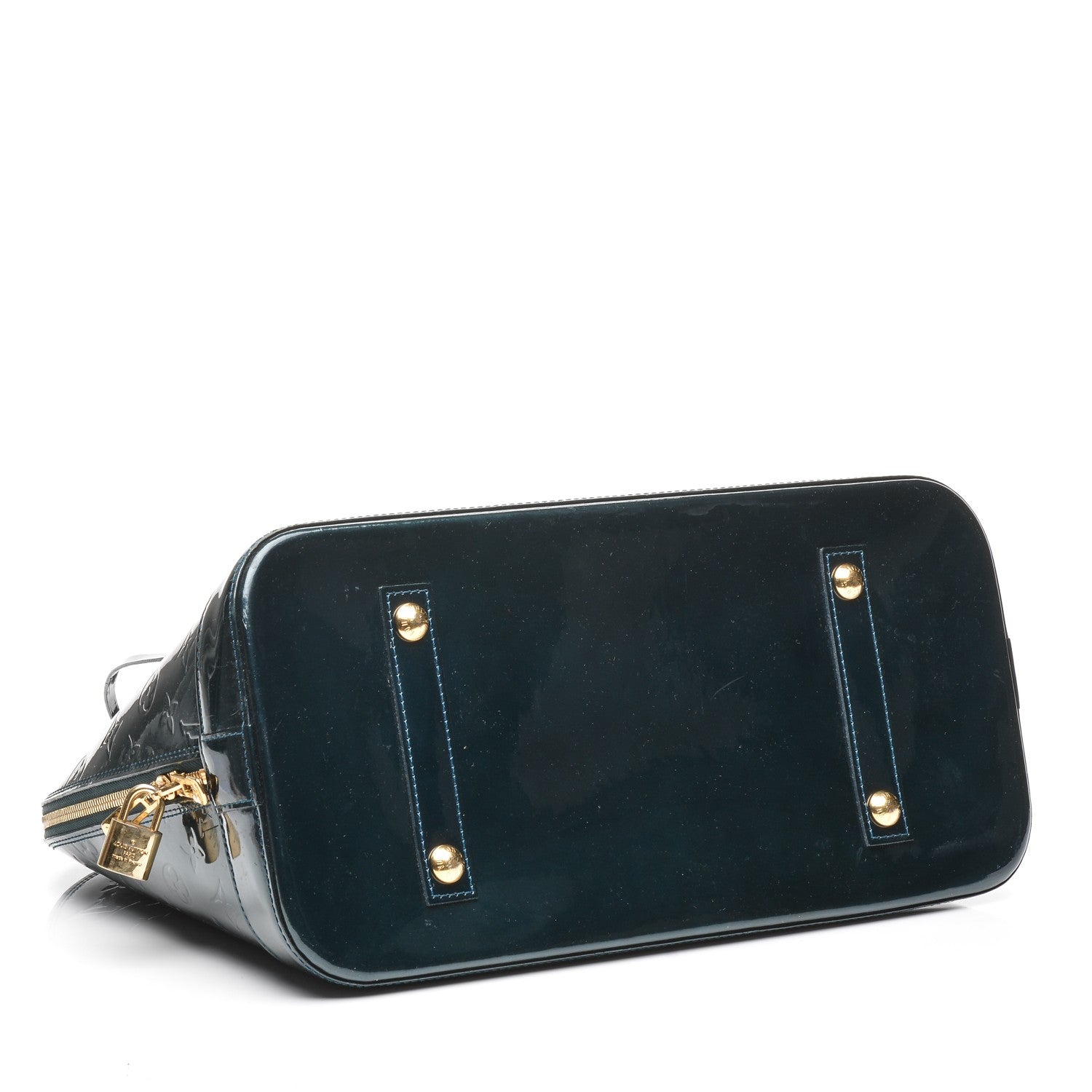 Louis Vuitton Vernis Alma GM Blue Nuit 4 of 6