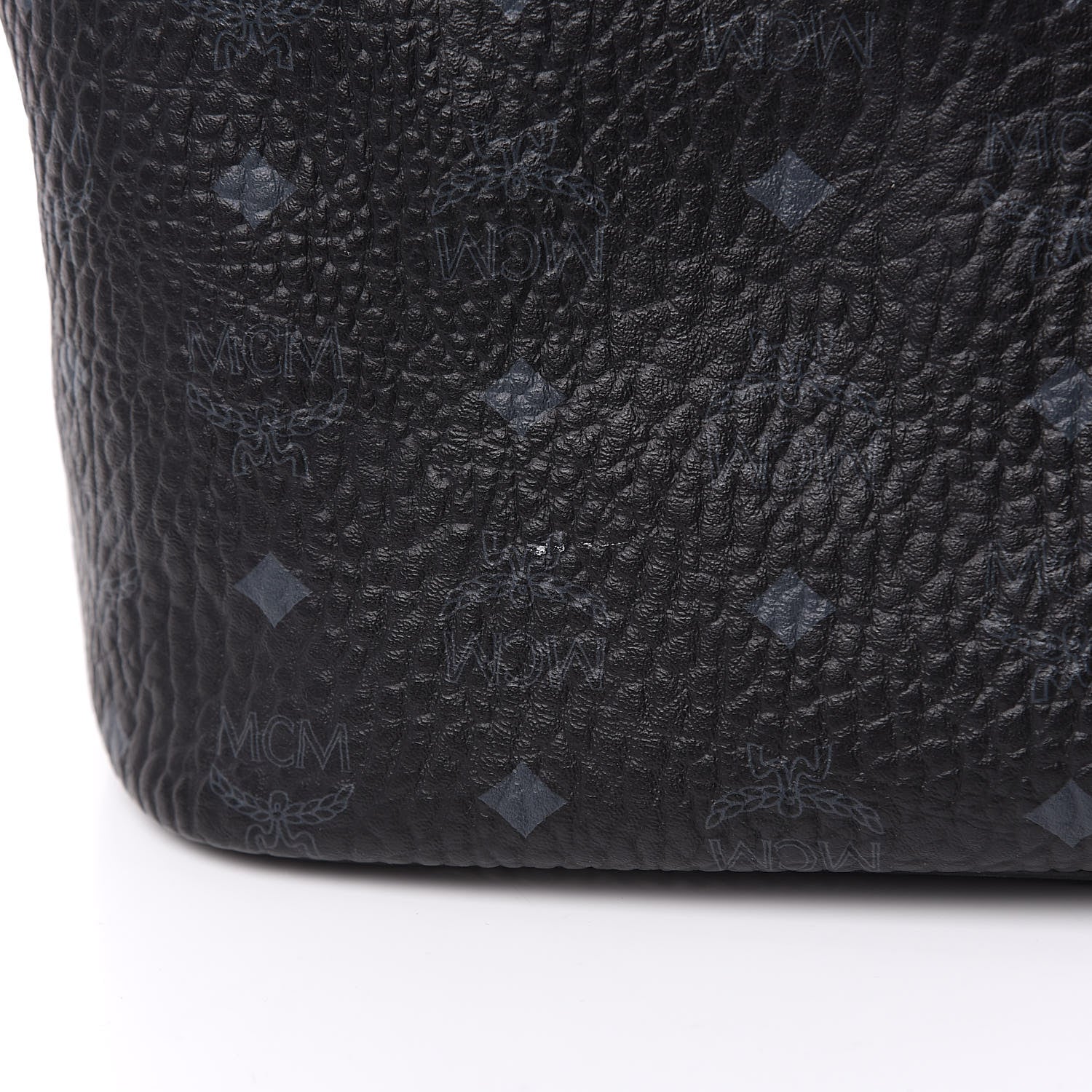 MCM Visetos Medium Liz Reversible Shopper Tote Black 16 of 21